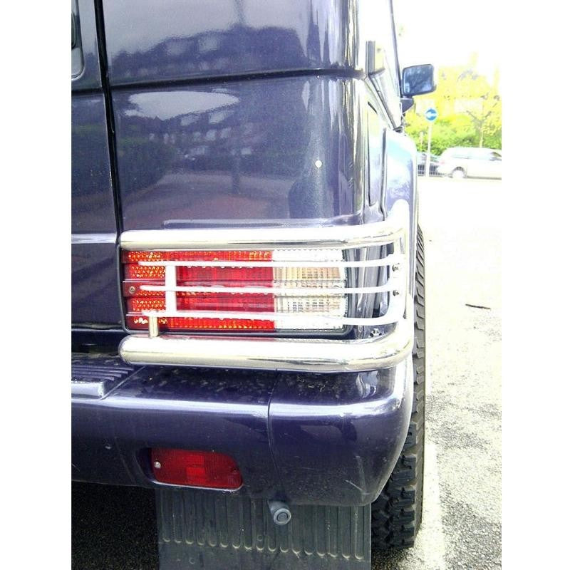 Mercedes G Klasse Edelstahl Rückleuchten Schutzgitter