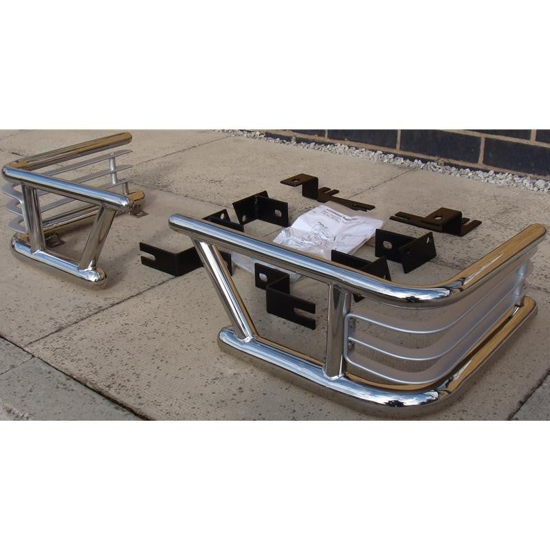 Mercedes G Klasse Edelstahl Rückleuchten Schutzgitter - Direct 4x4 Autozubehör