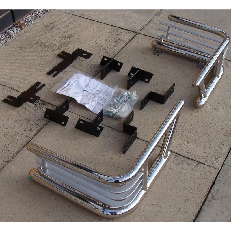 Mercedes G Klasse Edelstahl Rückleuchten Schutzgitter - Direct 4x4 Autozubehör