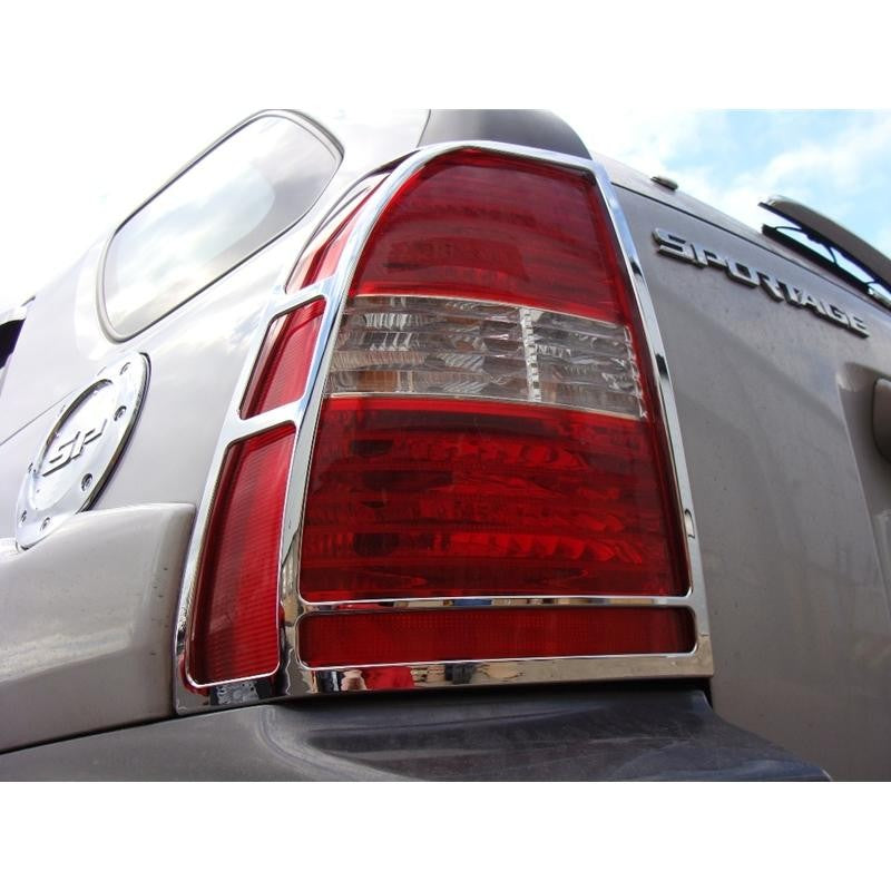 KIA Sportage Bj. 04-10 Rücklicht Chrom Cover - Direct 4x4 Autozubehör
