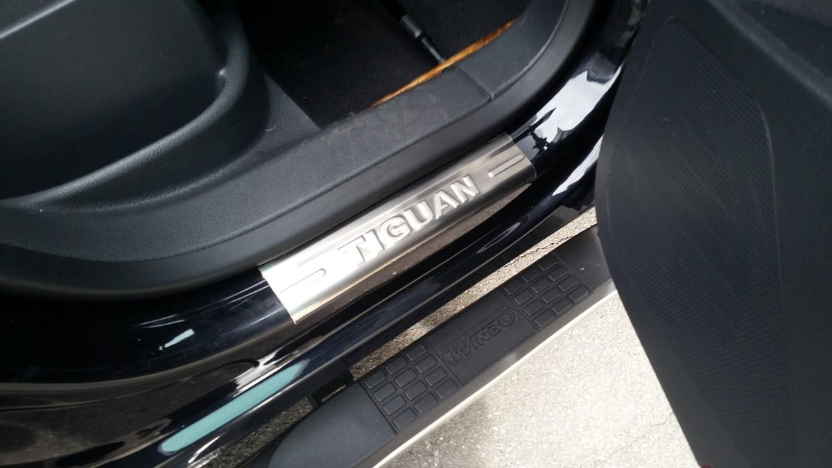 VW Tiguan Bj. 08-12 Edelstahl Türschweller Cover - Direct 4x4 Autozubehör