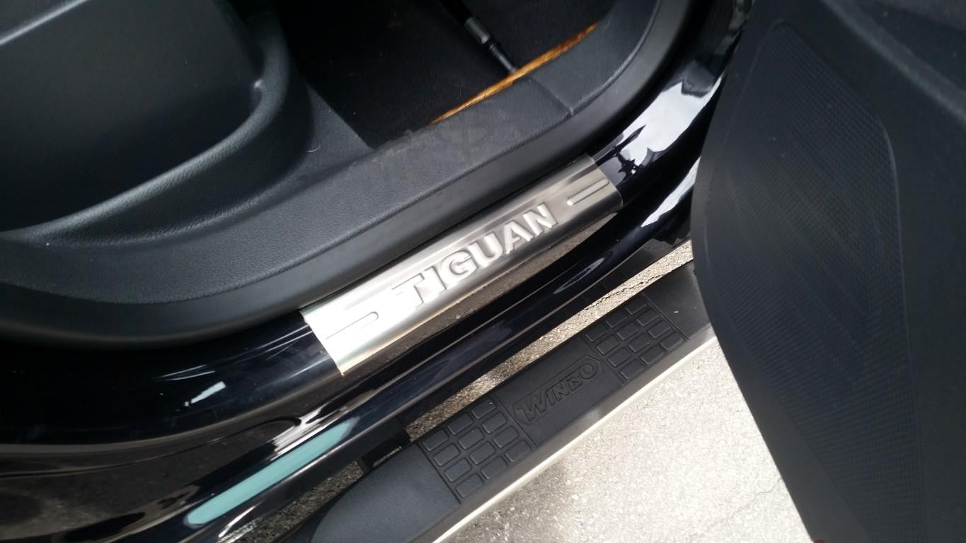 VW Tiguan Bj. 08-12 Edelstahl Türschweller Cover - Direct 4x4 Autozubehör