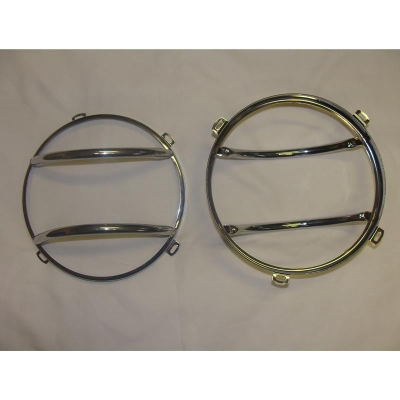 Jeep Wrangler ab Bj. 07 Scheinwerfer Edelstahl Cover - Direct 4x4 Autozubehör