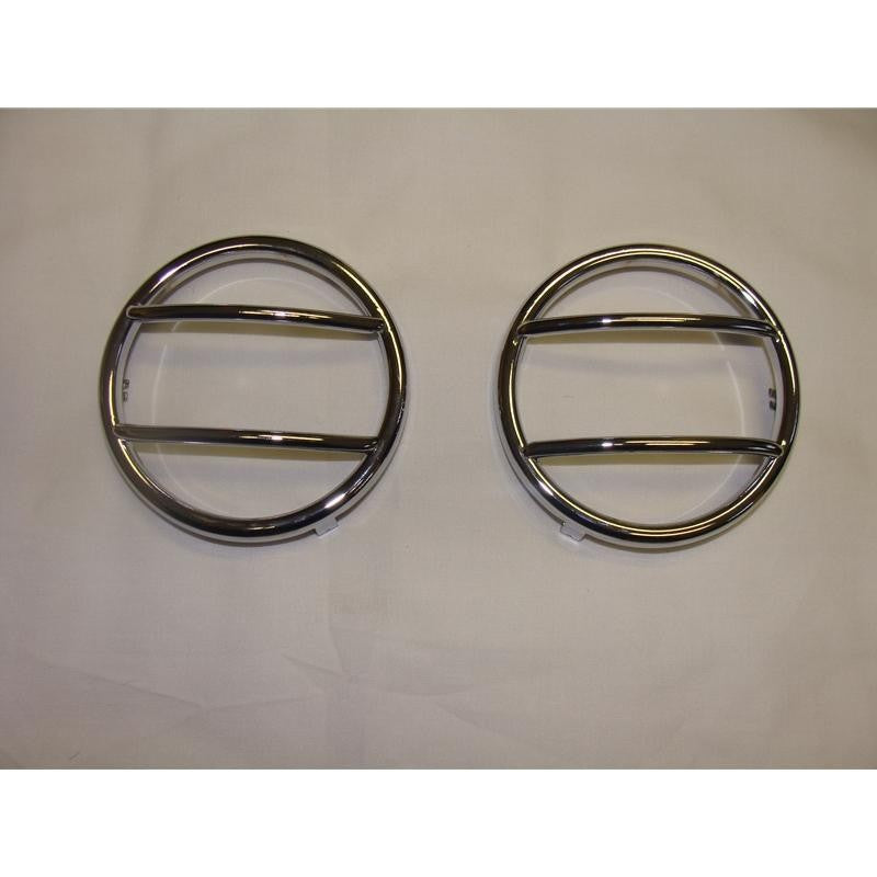 Jeep Wrangler ab Bj. 07 Front-Blinker Edelstahl Cover - Direct 4x4 Autozubehör