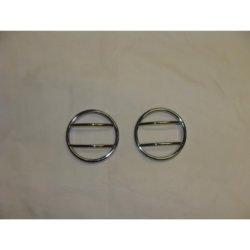 Jeep Wrangler ab Bj. 07 Front-Blinker Edelstahl Cover - Direct 4x4 Autozubehör