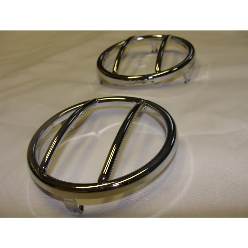 Jeep Wrangler ab Bj. 07 Front-Blinker Edelstahl Cover - Direct 4x4 Autozubehör