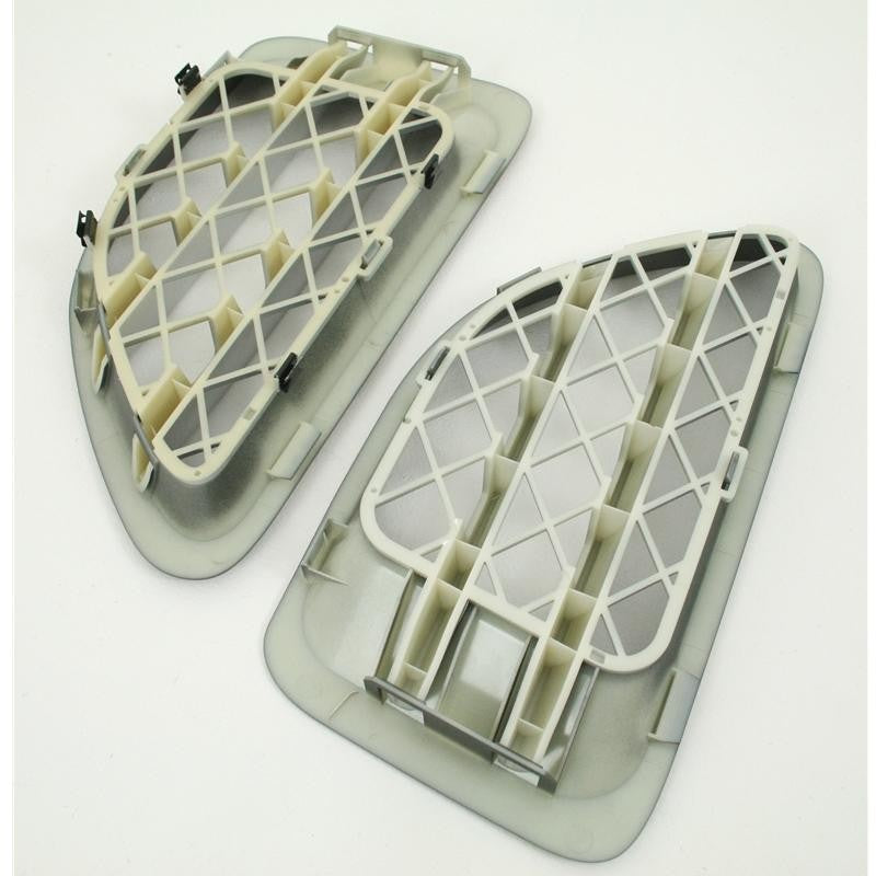 Range Rover Sport Bj. 06-09 Seiten-Lüftungseinlass Cover Metallicgrau - Direct 4x4 Autozubehör