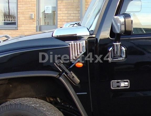 Hummer H2 2002 - 2006 Chromed Vent Covers - Direct 4x4 Autozubehör