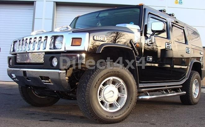 HUMMER H2 Edelstahl Front Abschlepphaken - Direct 4x4 Autozubehör