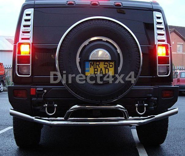 HUMMER H2 Edelstahl Rücklicht-Gitter - Direct 4x4 Autozubehör