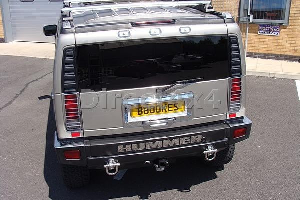 HUMMER H2 Bj. 02-05 Heckstoßstange Chrom Cover Ecken - Direct 4x4 Autozubehör