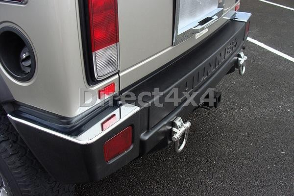 HUMMER H2 Bj. 02-05 Heckstoßstange Chrom Cover Ecken - Direct 4x4 Autozubehör