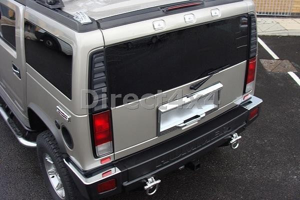 HUMMER H2 Bj. 02-05 Heckstoßstange Chrom Cover Ecken - Direct 4x4 Autozubehör