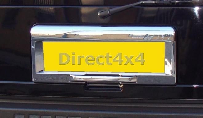 HUMMER H2 ab Bj. 06 Nummernschild Chrom Cover - Direct 4x4 Autozubehör