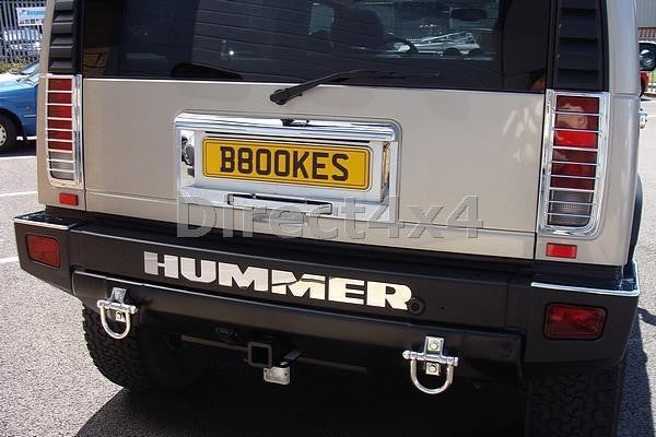 HUMMER H2 ab Bj. 06 Nummernschild Chrom Cover - Direct 4x4 Autozubehör