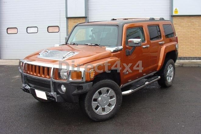 HUMMER H3 Edelstahl Schwellerrohre 100mm - Direct 4x4 Autozubehör