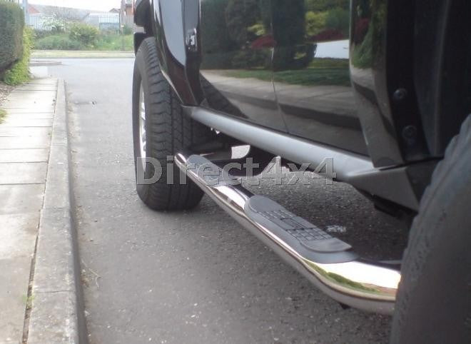 HUMMER H3 Edelstahl Schwellerrohre - Direct 4x4 Autozubehör