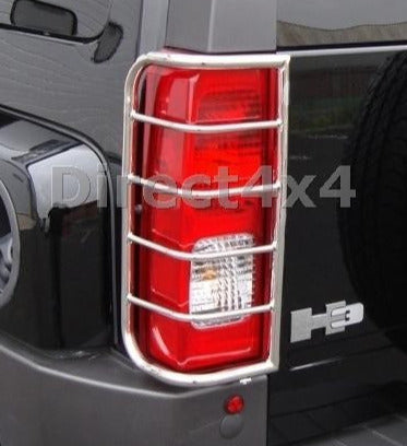 HUMMER H3 Edelstahl Rücklicht-Gitter - Direct 4x4 Autozubehör