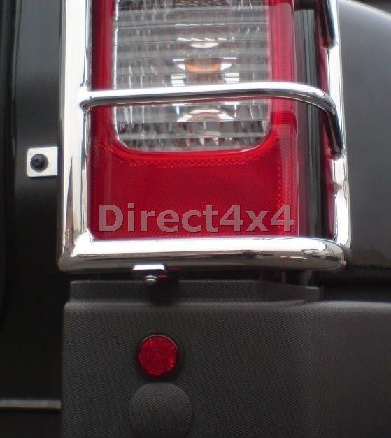 HUMMER H3 Edelstahl Rücklicht-Gitter - Direct 4x4 Autozubehör