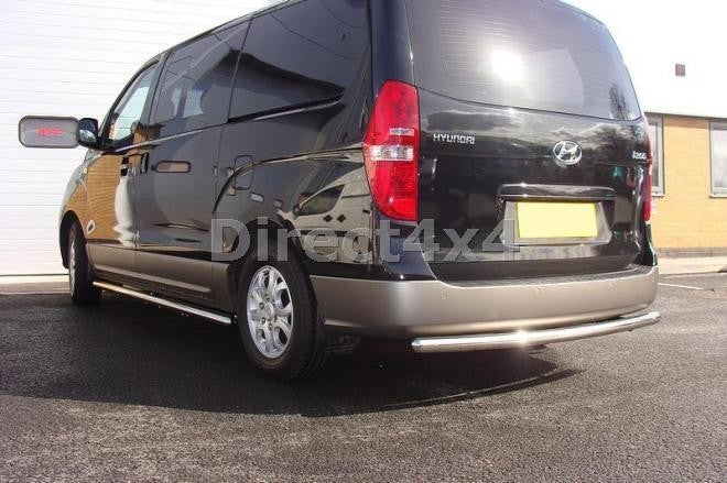 Hyundai i800 / iload Edelstahl Heck-Rammschutz - Direct 4x4 Autozubehör