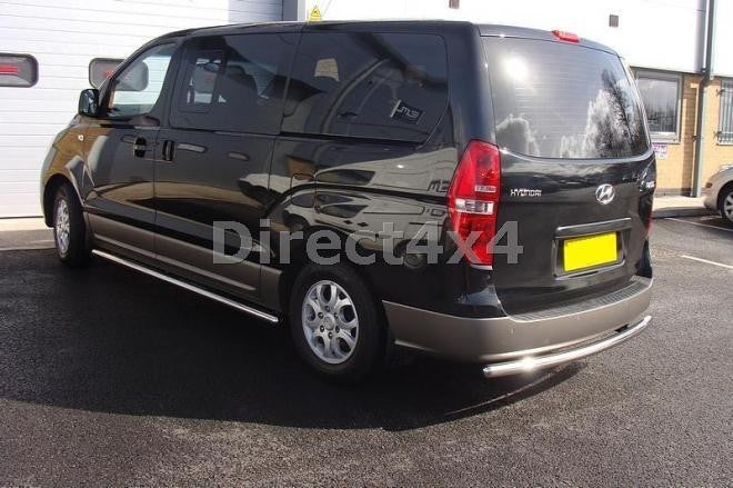 Hyundai i800 / iload Edelstahl Heck-Rammschutz - Direct 4x4 Autozubehör