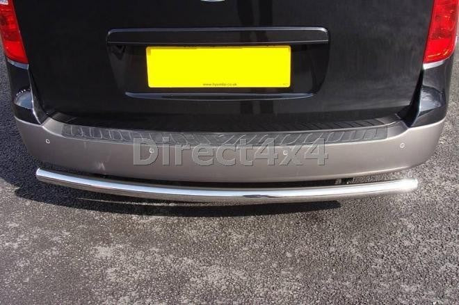 Hyundai i800 / iload Edelstahl Heck-Rammschutz - Direct 4x4 Autozubehör