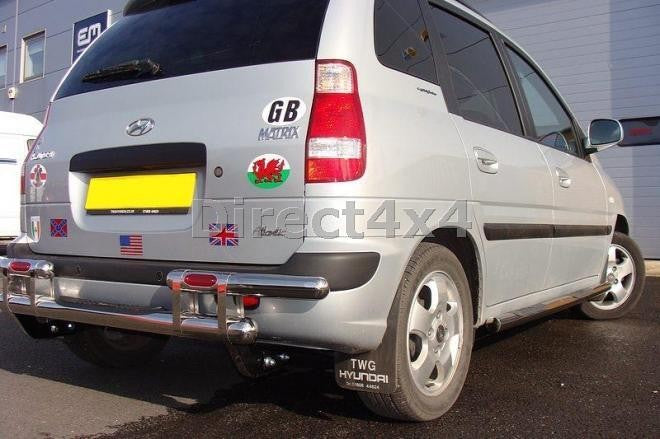 Hyundai Matrix Edelstahl Heck-Rammschutz - Direct 4x4 Autozubehör