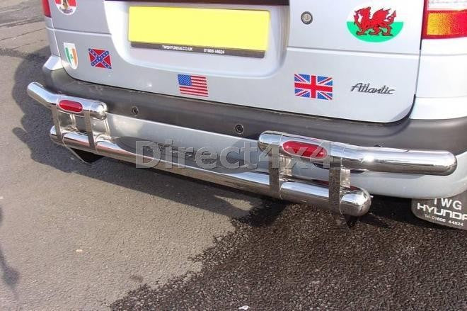 Hyundai Matrix Edelstahl Heck-Rammschutz - Direct 4x4 Autozubehör