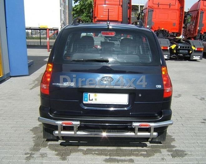 Hyundai Matrix Edelstahl Heck-Rammschutz - Direct 4x4 Autozubehör