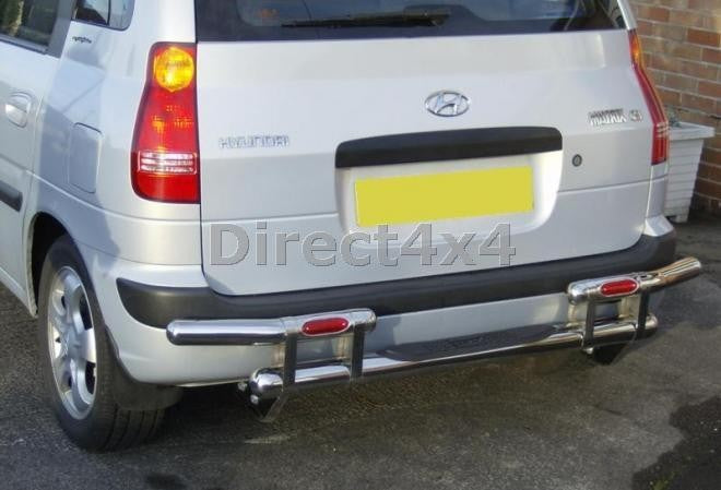 Hyundai Matrix Edelstahl Heck-Rammschutz