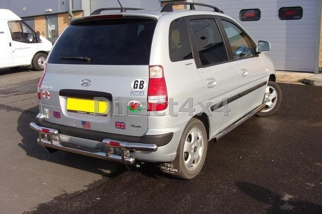 Hyundai Matrix Edelstahl Heck-Rammschutz - Direct 4x4 Autozubehör