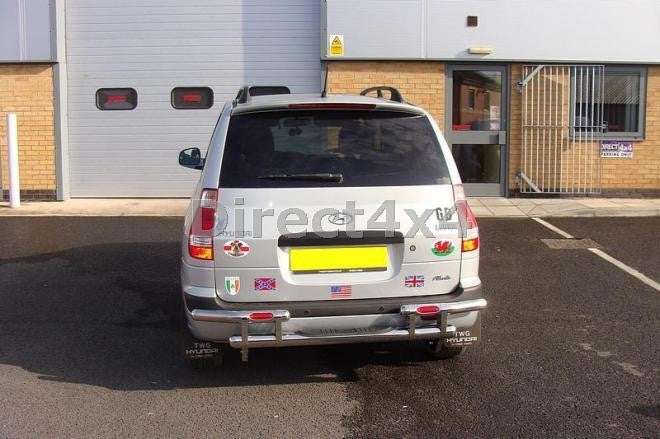 Hyundai Matrix Edelstahl Heck-Rammschutz - Direct 4x4 Autozubehör