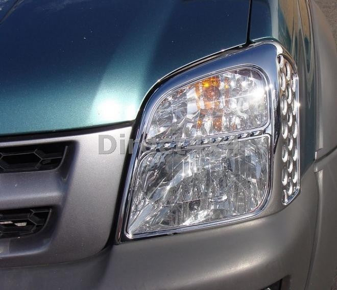 Isuzu D Max / Rodeo Bj. 02-07 Scheinwerfer Chrom Cover - Direct 4x4 Autozubehör