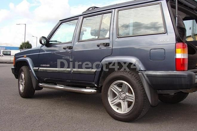 Jeep Cherokee Bj. 84-01 Edelstahl Schwellerrohre - Direct 4x4 Autozubehör