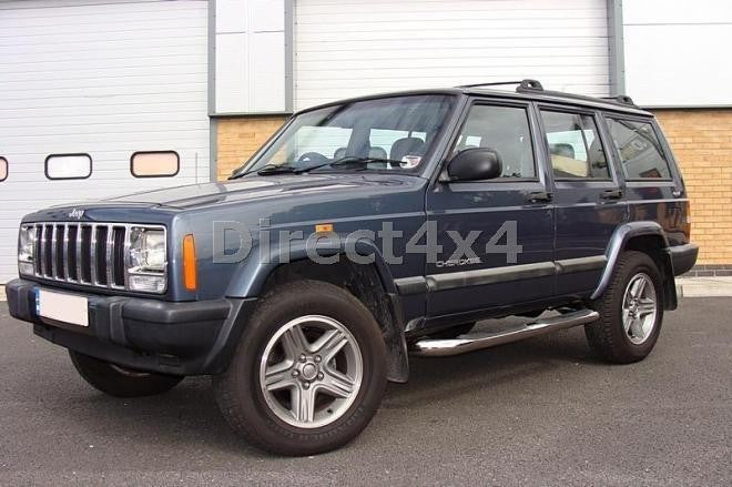 Jeep Cherokee Bj. 84-01 Edelstahl Schwellerrohre - Direct 4x4 Autozubehör
