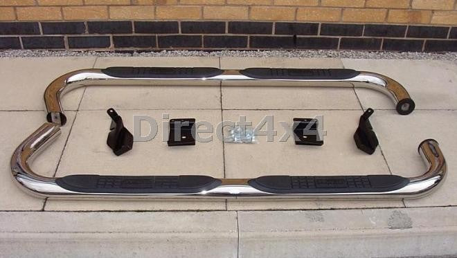 Jeep Cherokee Bj. 84-01 Edelstahl Schwellerrohre - Direct 4x4 Autozubehör