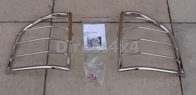 Jeep Compass bis Bj. 11 Edelstahl Rücklicht-Gitter - Direct 4x4 Autozubehör