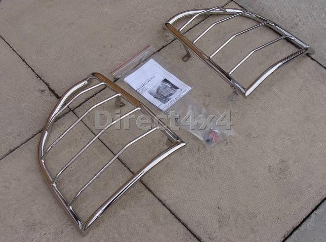 Jeep Compass bis Bj. 11 Edelstahl Rücklicht-Gitter - Direct 4x4 Autozubehör