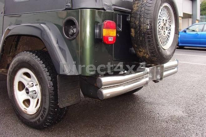 Jeep Wrangler Bj. 76-06 Edelstahl Heck-Rammschutz - Direct 4x4 Autozubehör