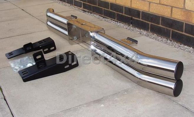 Jeep Wrangler Bj. 76-06 Edelstahl Heck-Rammschutz - Direct 4x4 Autozubehör