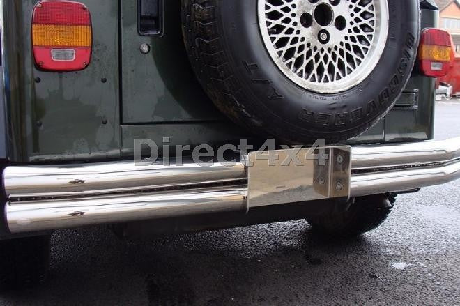 Jeep Wrangler Bj. 76-06 Edelstahl Heck-Rammschutz - Direct 4x4 Autozubehör