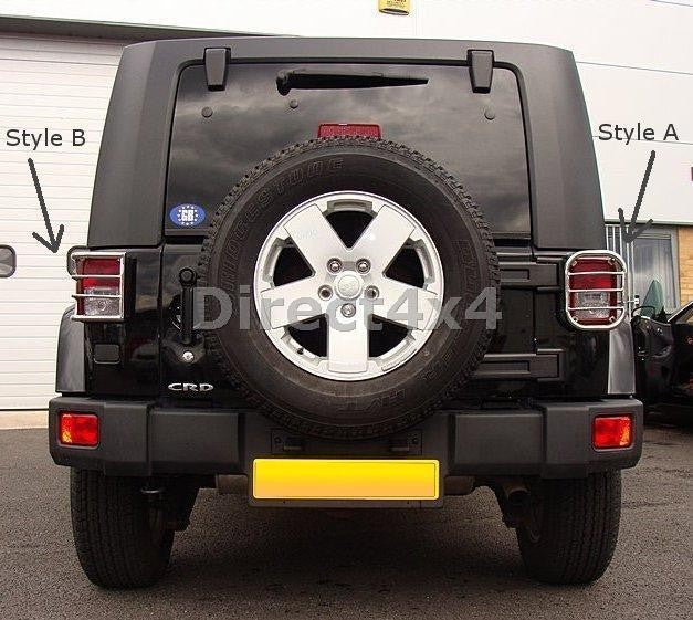 Jeep Wrangler Unlimited 4-Türer ab 07 Rücklicht-Gitter - Direct 4x4 Autozubehör