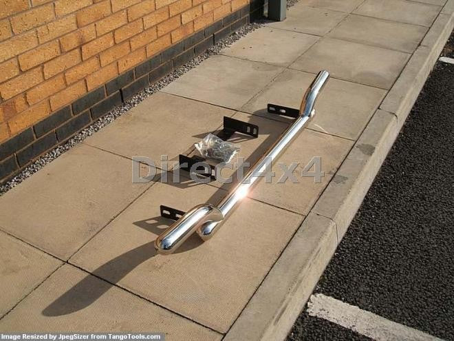 Renault Kangoo Bj. 03-08 Edelstahl Heck-Rammschutz - Direct 4x4 Autozubehör