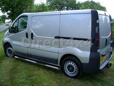 Renault Trafic Bj.01-14 KRS Edelstahl Schwellerrohre - Direct 4x4 Autozubehör