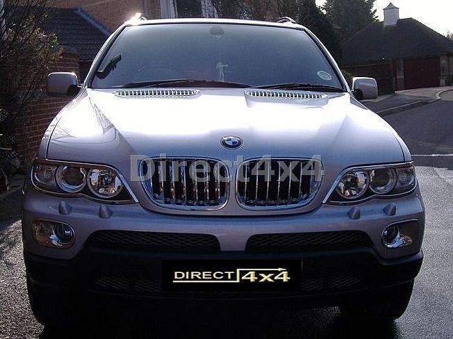 BMW X5 04-06 (facelift) Chrom Cover Frontscheinwerfer - Direct 4x4 Autozubehör