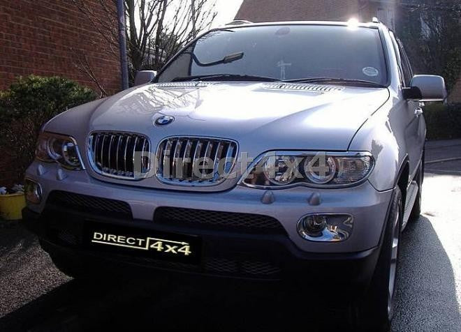 BMW X5 04-06 (facelift) Chrom Cover Frontscheinwerfer - Direct 4x4 Autozubehör