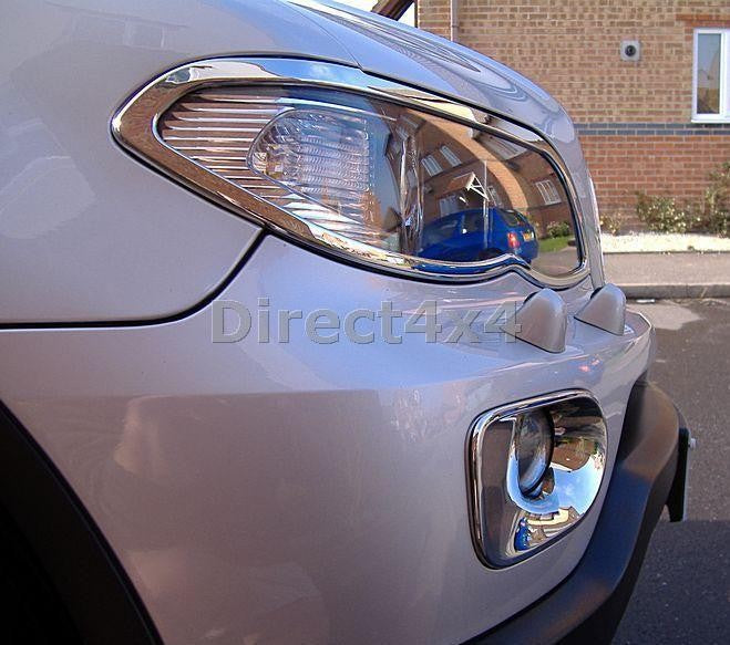 BMW X5 04-06 (facelift) Chrom Cover Frontscheinwerfer - Direct 4x4 Autozubehör