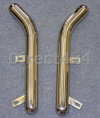 Subaru Forester Bj. 08-13 Edelstahl Heck-Rammschutz Ecken - Direct 4x4 Autozubehör