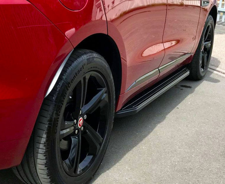 Jaguar F-Pace ab Bj. 16 Trittbretter "Raptor Schwarz" - Direct 4x4 Autozubehör