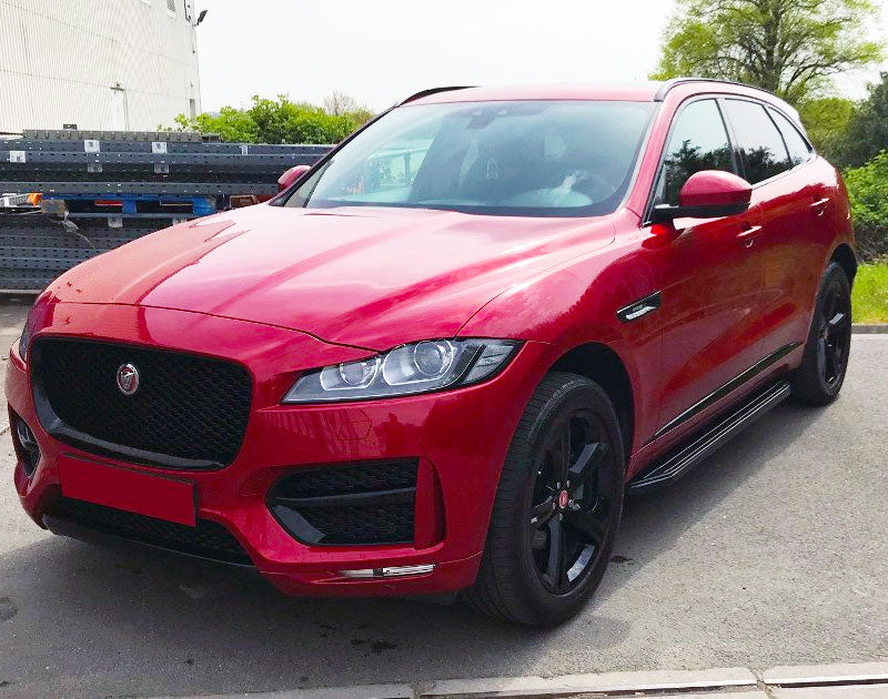 Jaguar F-Pace ab Bj. 16 Trittbretter "Raptor Schwarz" - Direct 4x4 Autozubehör